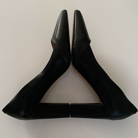 Franco Sarto L-Abree Black Leather Heels Pumps Women’s Shoes Size 9,5 - Picture 9 of 14